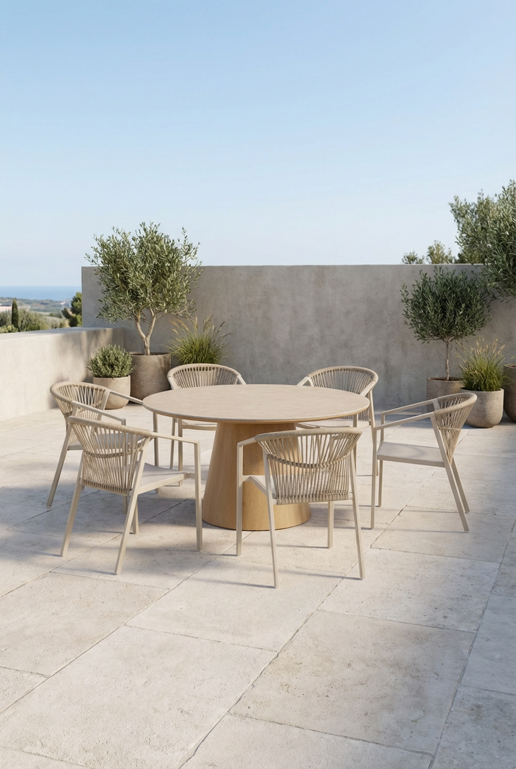 Luna Round Dining Table