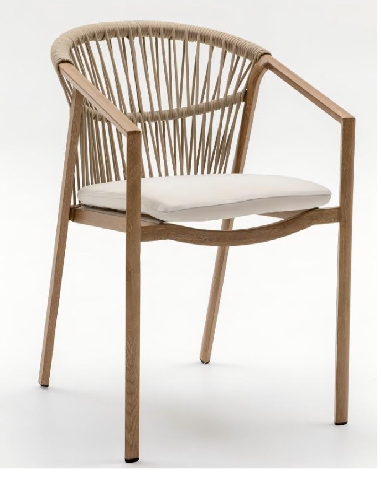 Aluminum Rope Dining Chair