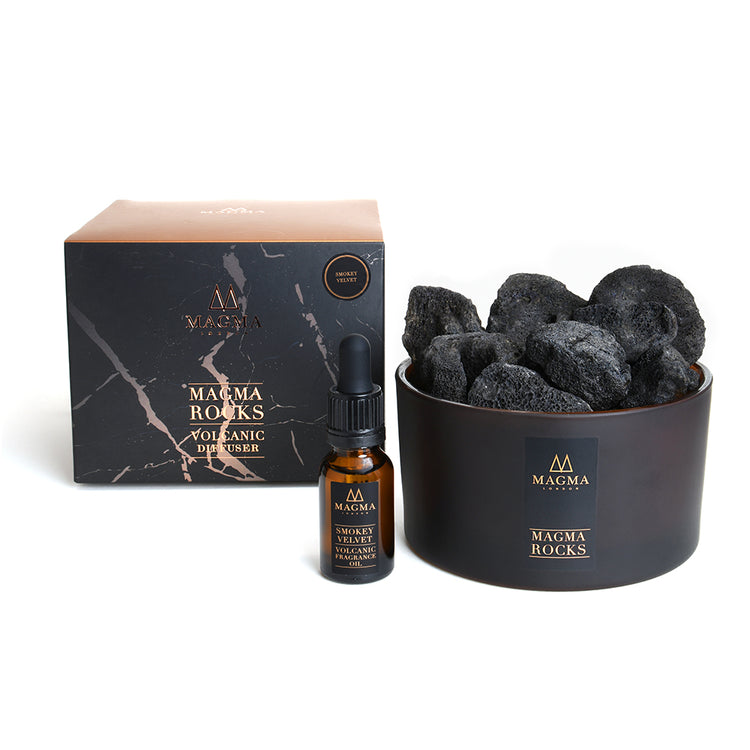 Smokey Velvet Volcanic Rock Diffuser